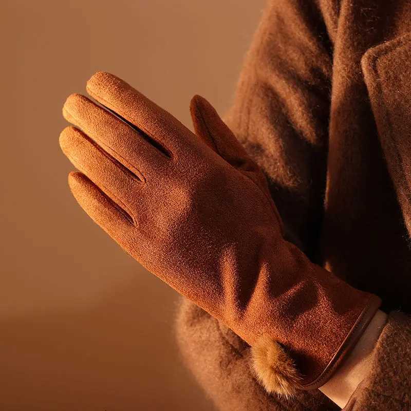 Gs Wens Winter Fashion Autumn and Winter Warm Gs Driving and Cycling Outdoor Touch Screen Gs Y251210