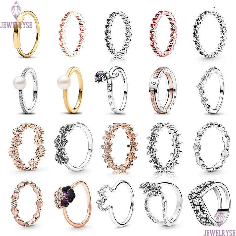 2025 new love heart hollow designer ring for women S925 silver plated sweet daisy flower 18k rose gold star rings jewelry gift