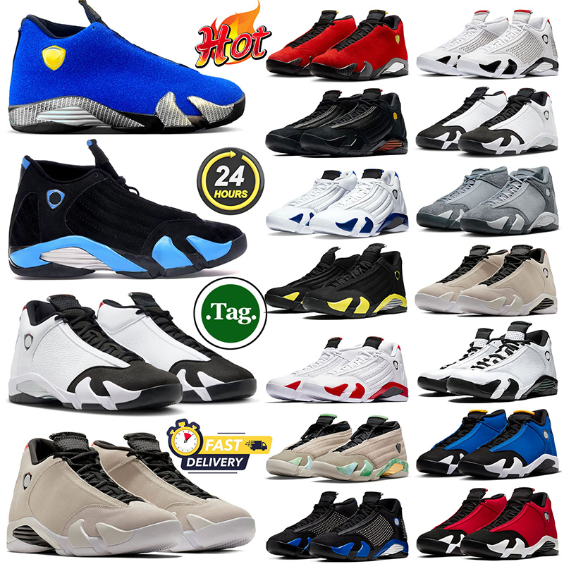 14 14s basketball shoes men Black Toe University Blue US Open Oxidized Green Last Shot Flint Grey mens trainers outdoor sneakers