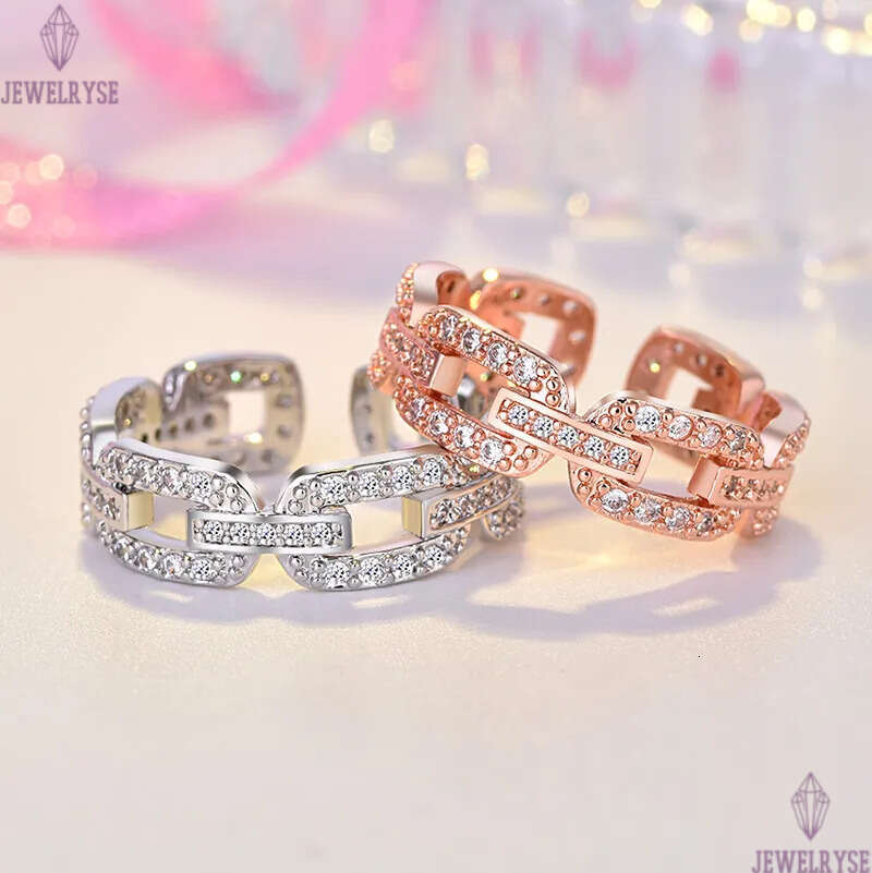 retro vintage simple designer band rings jewelry for women hollow geometry korean fashion elegant diamond love ring rose gold silver with crystal