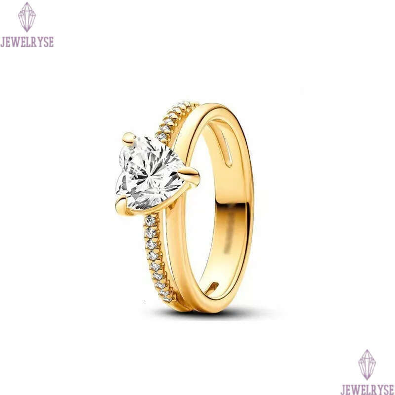 S925 silver plated classic love heart designer ring for women retro vintage 18k gold shine crystal red stone butterfly lover couple rings jewelry gift