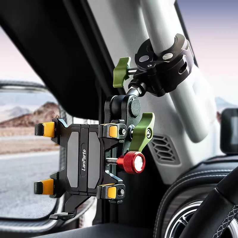 Anti-slip Heavy Duty Car Windshield Metal Five-Claw Phone Clamp Car Adhesive Suction Cup Mount Mobile Phone Holder C251210