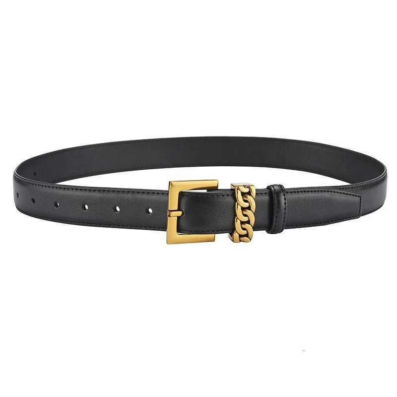 Luxury Luxury soft fashion versatile leather belt with a pin buckle to decorate jeans for women Y251210
