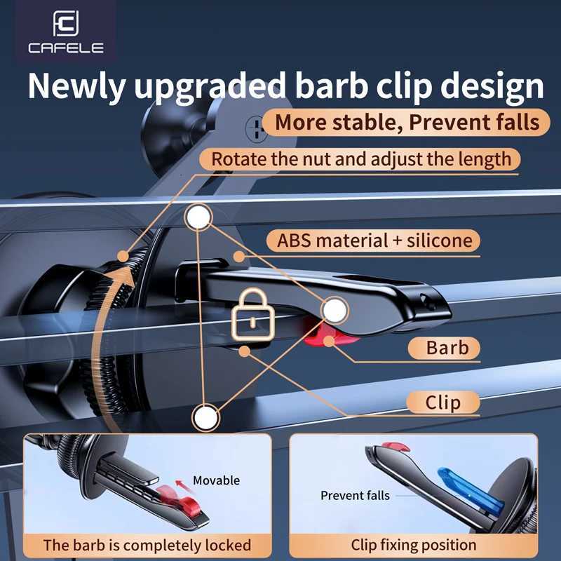 CAFELE Gravity Car Phone Holder Air Vent Hook Mount Mobile Cell Stand GPS for iPhone Universal Bracket in Car C251210