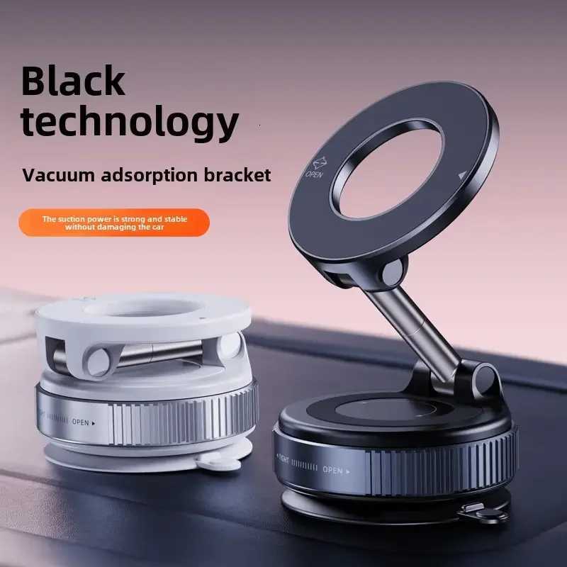 Foldable magnetic car phone holder vacuum suction cup rotating 360 suitable for mti angle adjustment of vehicles and walls C251210