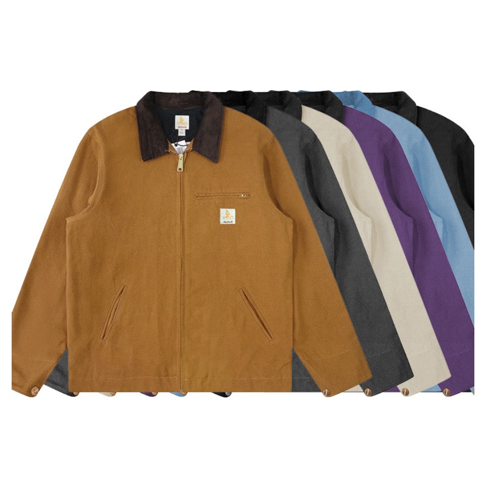 Men's Jackets Winter J140 Active Jacket Quilted 90s Vintage Washed Work Wear Duck J130 Canvas Hooded Y2k Designer Oversize Bomber Detroit Men And