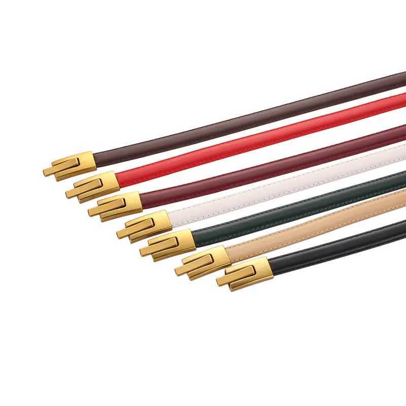 Luxury 100 Natural Cowhide Waistband First Layer Good Genuine Leather Belts for Women Decoration Skirt Suit Adjustable Designer Belt Y251210