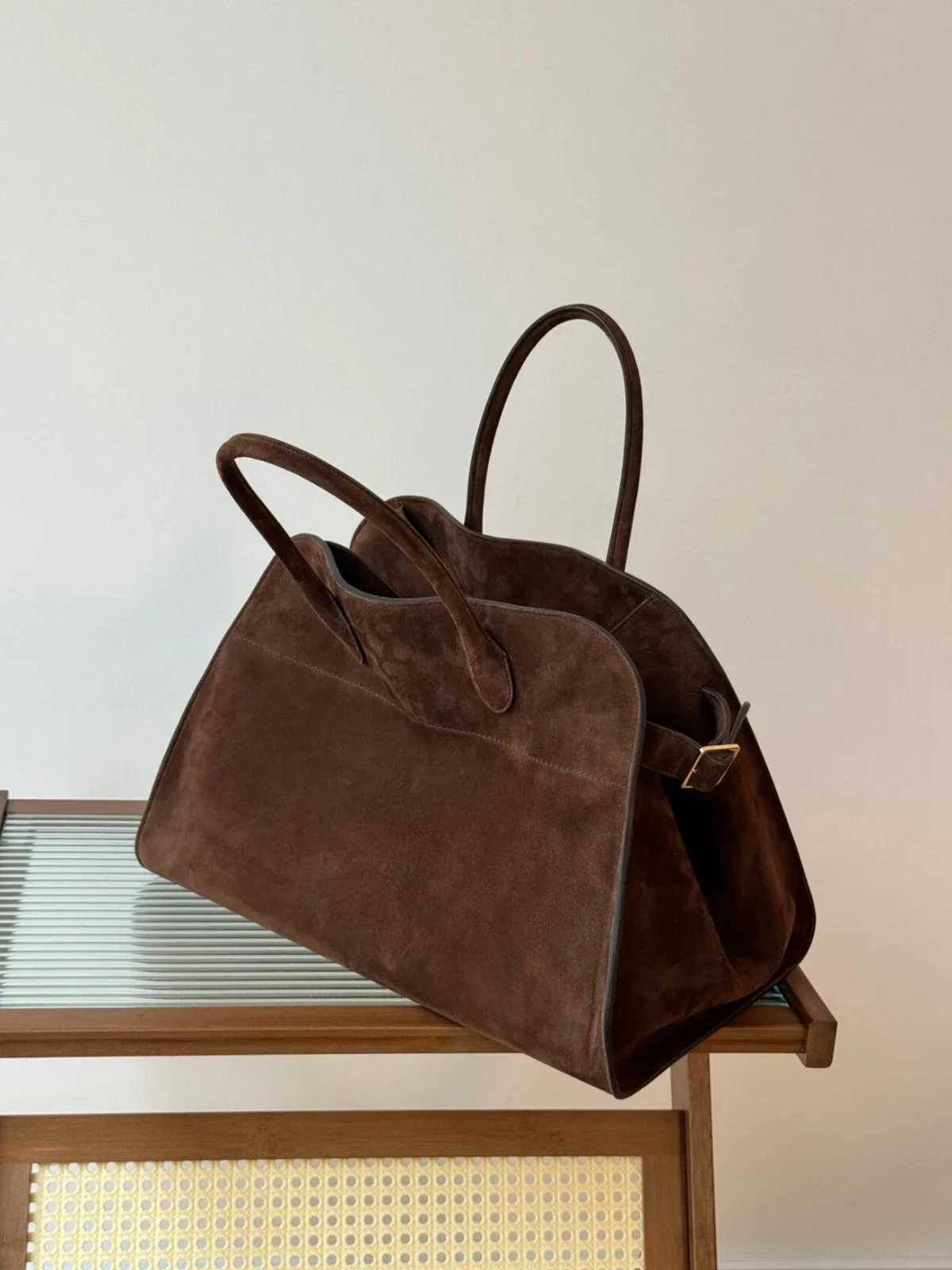 Suede Frosted Leather Tote Bag Wen Large Capacity Y251209