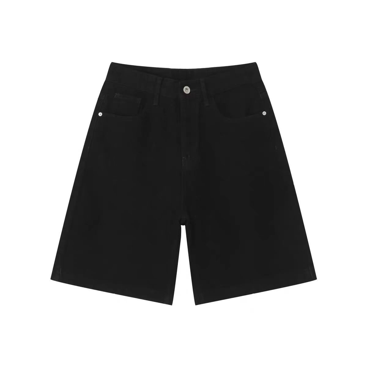 Men's Shorts Summer Denim Shorts Men's Loose Korean Style Retro Short Jeans Fashion Washed Casual Knee Length Pant New Streetwear