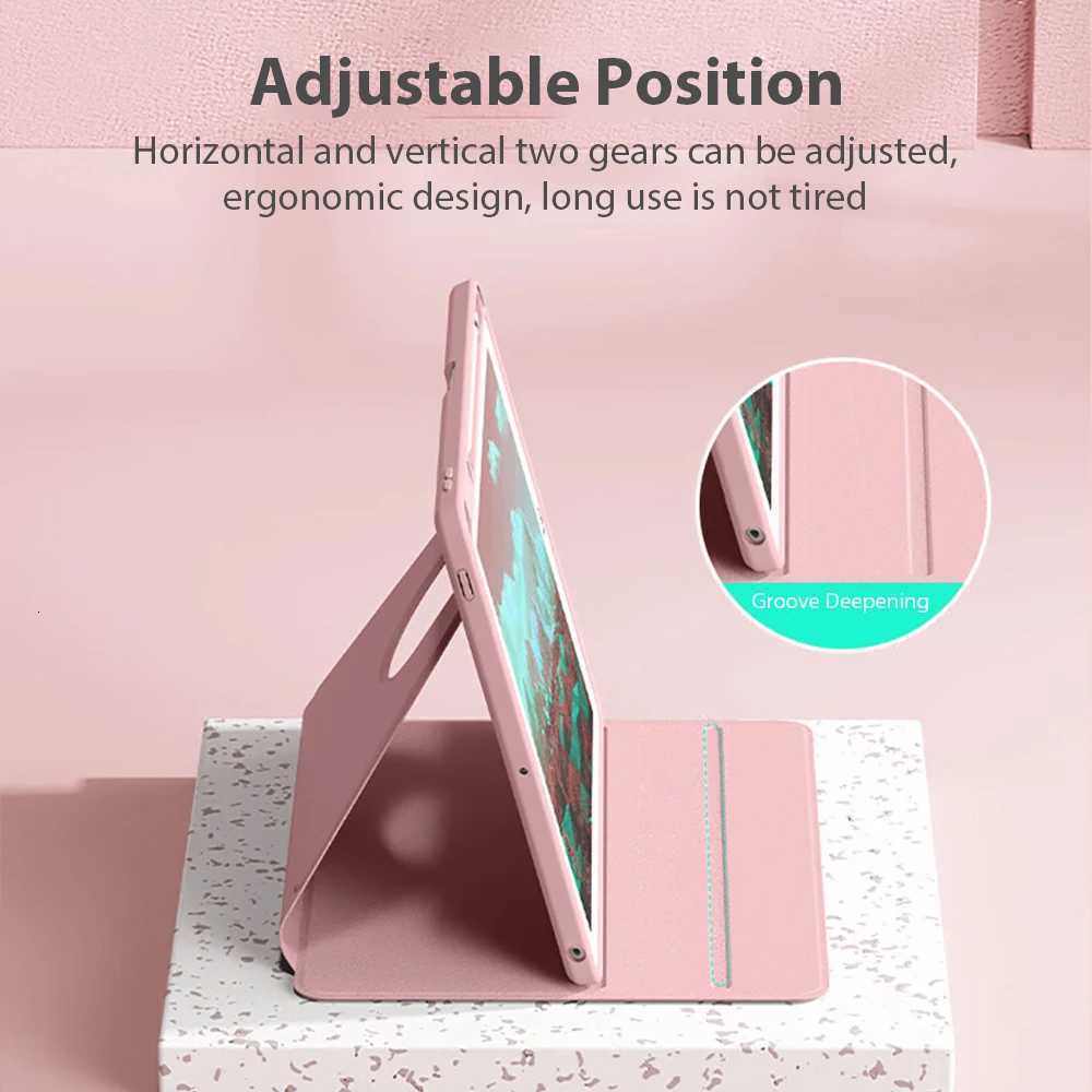360 Rotating Case For Ipad Pro Air 13 11 12 9 129 6th 9th 10th 8th Generation 109 7th 5th Mini 6 Air 5 4 3 2 2022 Funda Cover H251210