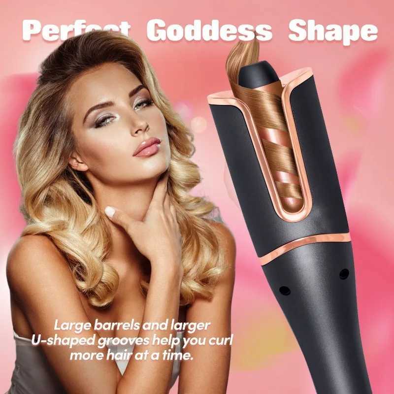 Lazy Automatic Hair Curler Does Not Hurt Hair Wet and Dry Rose Curler Negative Ion Electric Curling Styling ToolT251210
