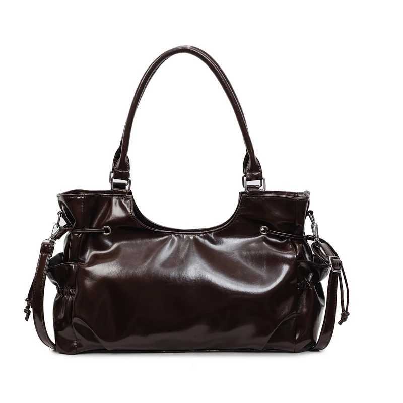 Large Capacity Wen PU Leather Handbags Messenger Bags Casual Fem Shoder Shopping Bag Fi Ladies Tote Crossbody Bag Y251209