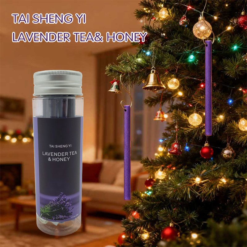 Incense 10-Pack Scented Aromatherapy Sticks: 5-Inch Bottled Fragrances (with Hook) for Room/Car Freshness