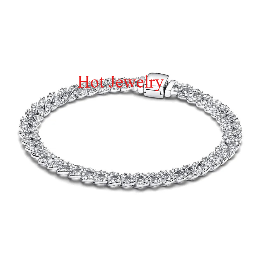 2025 s925 Silver Plating Timeless Chain Bracelet Jewelry Charm Women Fine Gift
