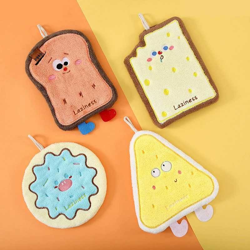 Cute Hand Towel Cherry Cake Super Absorbent Hanging Kitchen Towel for Hands Dishes Surfaces Quick-Dry Odor-Resistant C251210