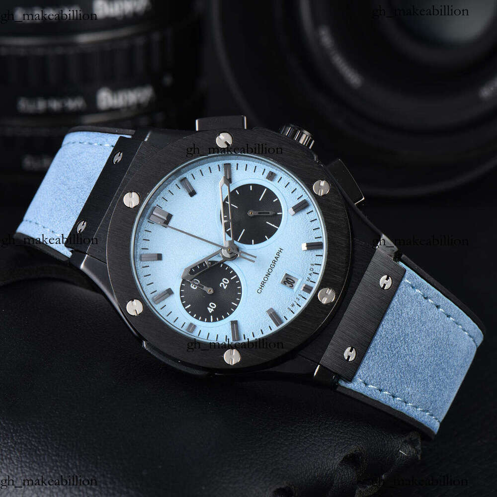 Hubloly Classic Watch Designer Watch 43Mm Steel Band Wristwatch In Stock High-End Feel Men's Watch Luxury Watch 80D0e