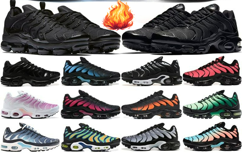 Classic design men air running shoes, triple black and white, extraordinary pink and bright orange, Lisbon, Naples women gradient design, men designer sports shoes,