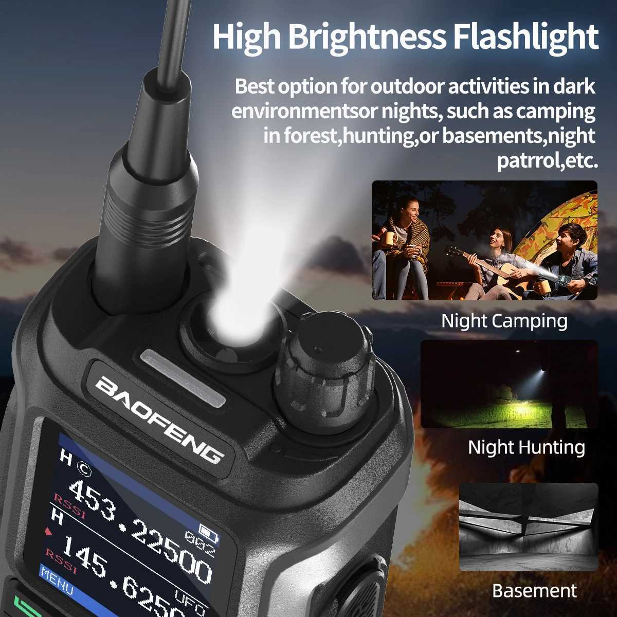 Baofeng UV-21 PRO Walkie Talkie Wireless Copy Frequency 16 KM Long Range TYPE-C V2 Two Way Radio Ham CB Radio UV-5R UV-17 M251210