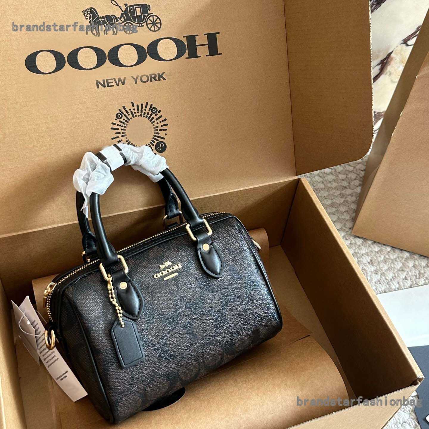 Shoulder Bags Designer bag rowan Shoulder Bag teri bag sac Women Classic Old Flower Crossbody Bag Casual Handheld Chain Bag Half Moon Bag Smooth Leather handbag 10AA