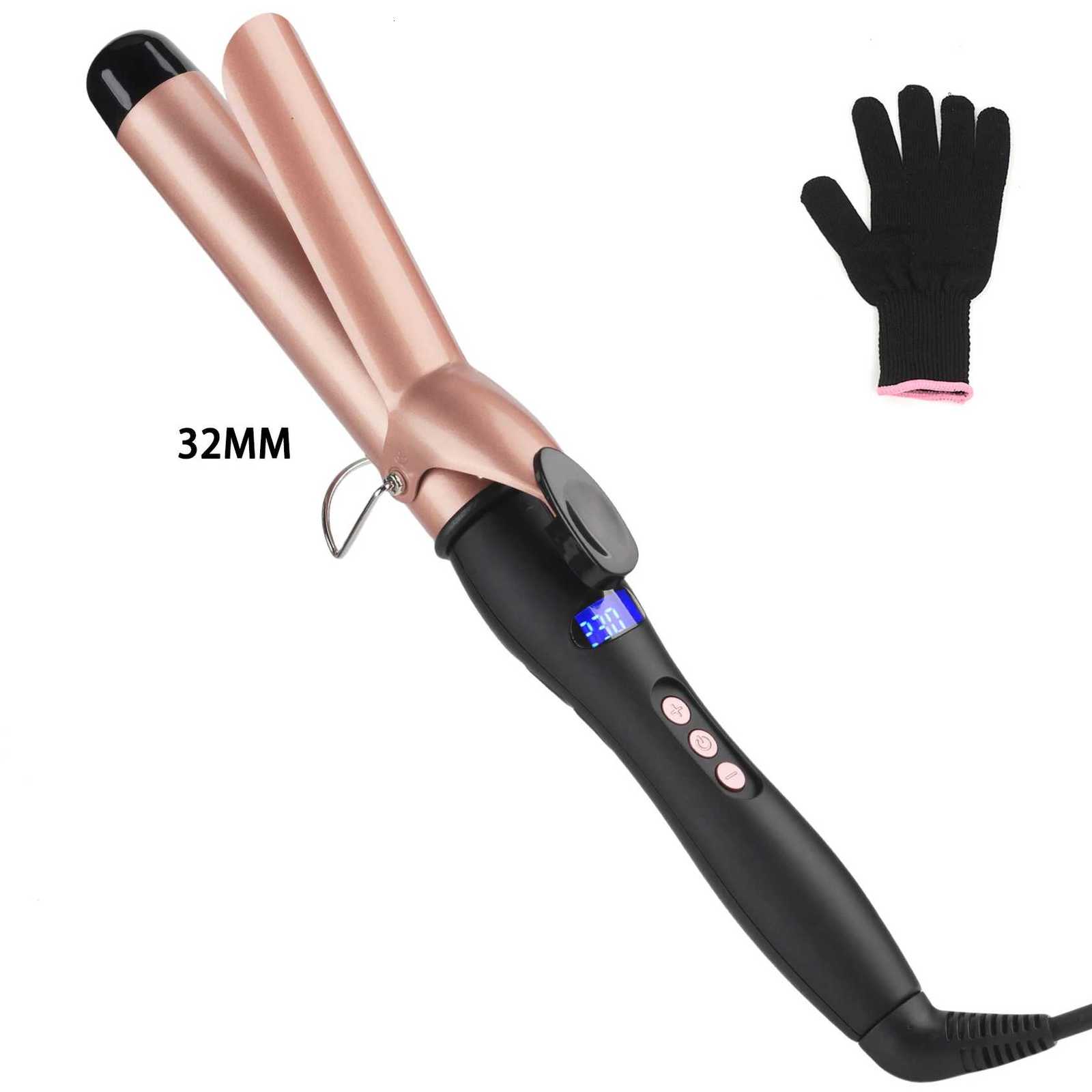 25mm Clip Hair Curler Equiped With LED Temperature ControllerT251210