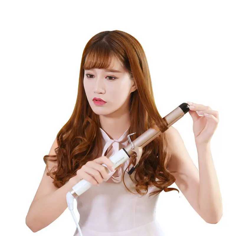 2021 New 9mm-38mm Professional Ceramic Hair Curler Lcd Curling Iron Roller Curls Wand Waver Fashion Styling ToolsT251210