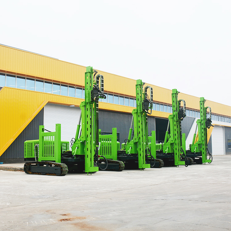 Crawler Solar Pile Driver for Non-Highway Guardrail Installation in Remote Areas: Improve Road Safety in Challenging Locations