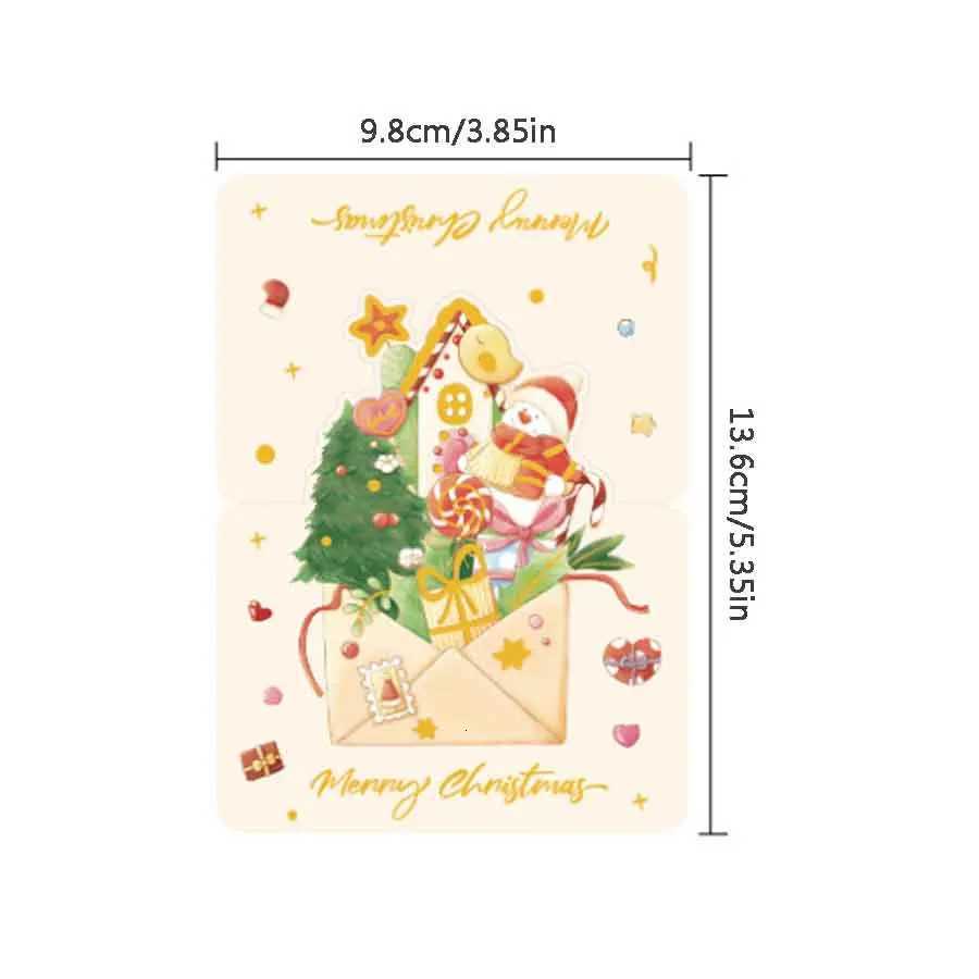 Christmas Card Set of 30 Holiday Greeting Cards for Business Gifts Custer Appreciation and Family Festive esf H251210