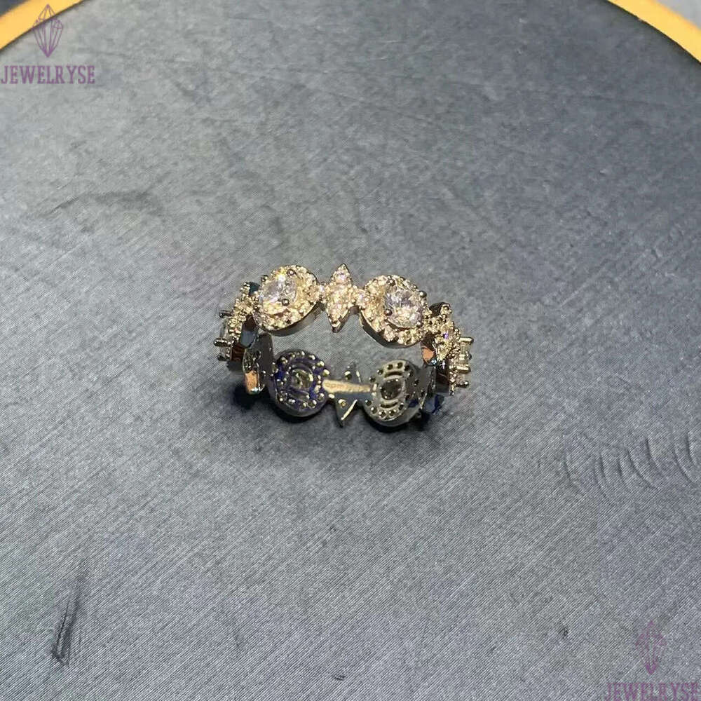 luxury silver diamond star designer ring for women retro vintage shine crystal circle round hollow charm elegant rings jewelry