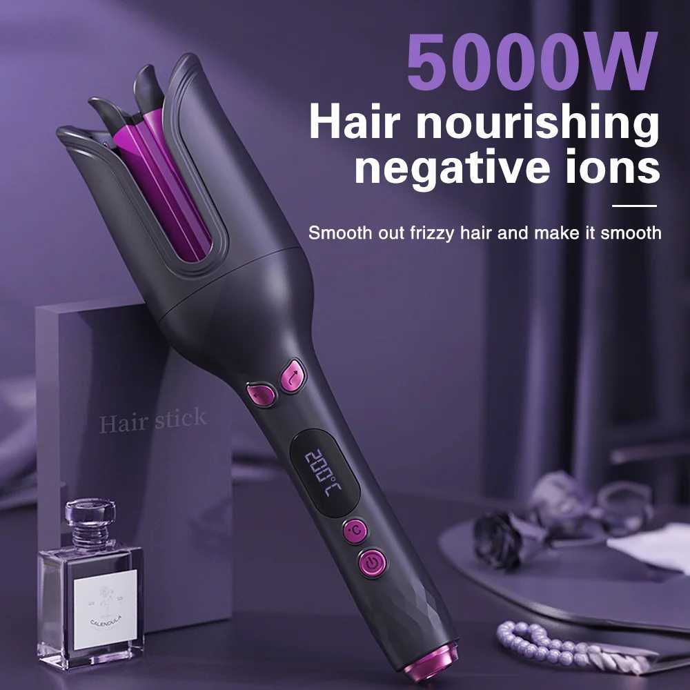 TINSOL 32MM Electric Rotary Curling Iron Automatic Hair Curler Negative Ion Air Rotating Curling Bar Professional Styling ToolT251210