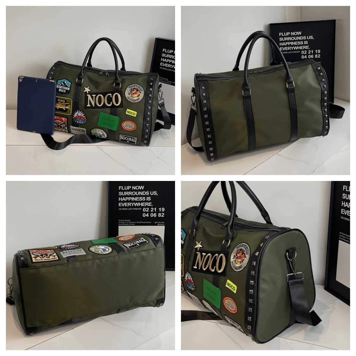 Tide Cool Short Trip Bag Fi Large Capacity Crossbody Bag Weekend Travel Handbag Men And Wens Models Designer Models Y251209