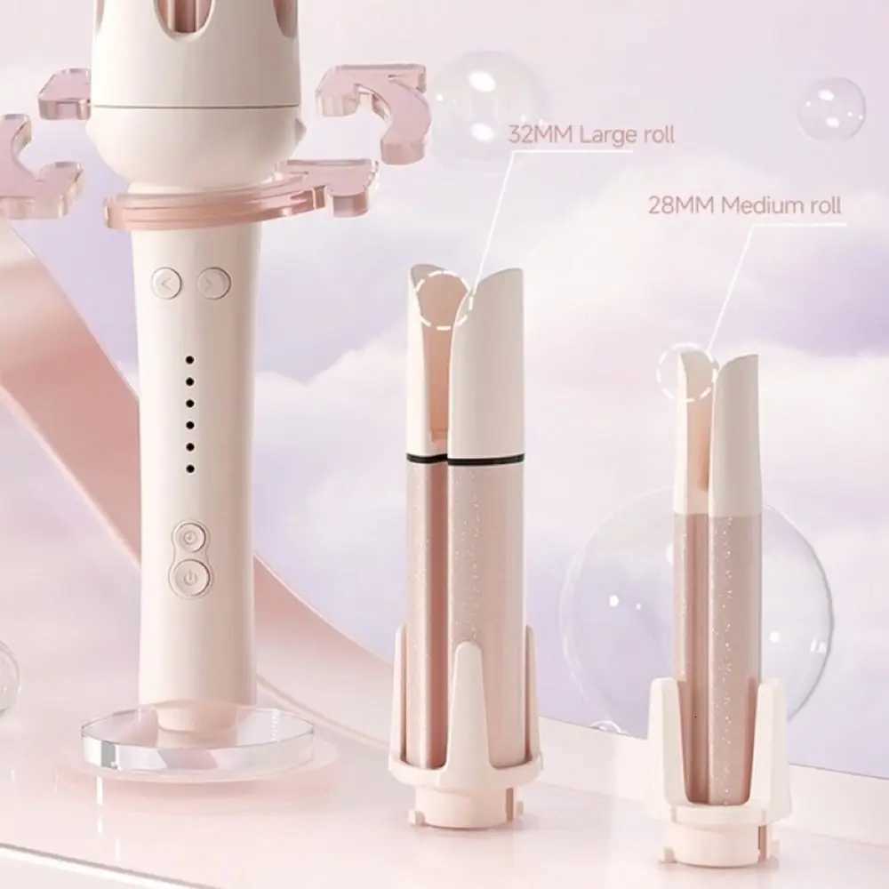 Ceramic Automatic Hair Curler Negative Ion Anti-scald Iron Hair Straightening Comb 5-in-1 Automatic Curling IronT251210