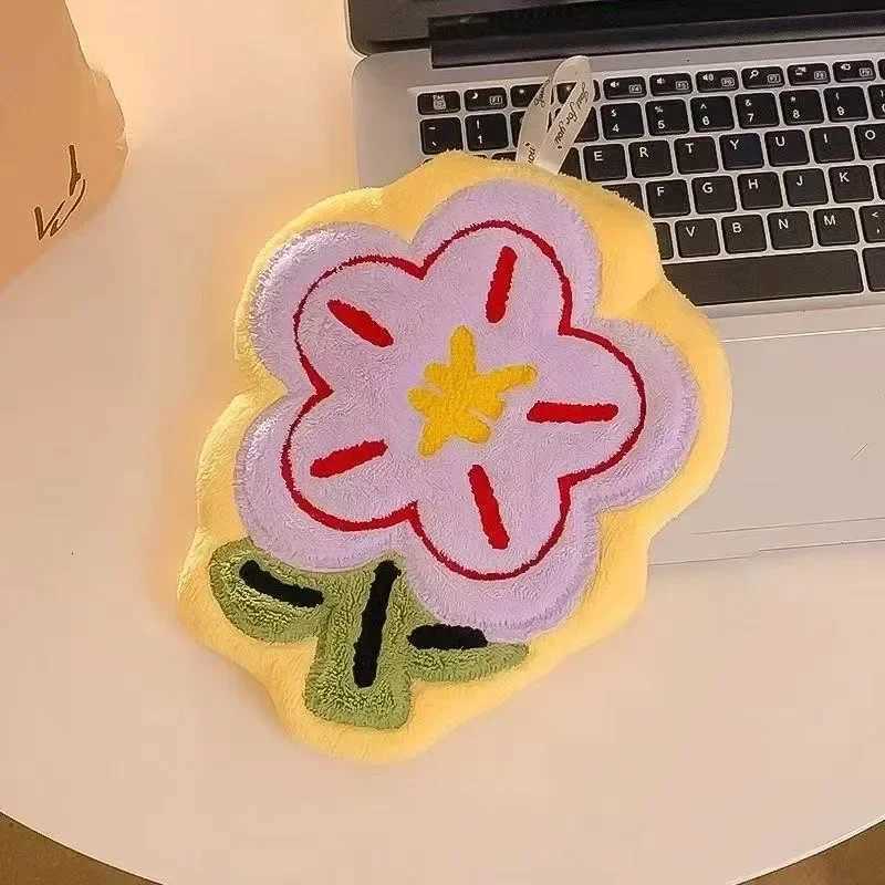 New Flower Shape Hand Towel Super Absorbent Cleaning Cloth Bathroom Kitchen Hanging Hand Wipe Thicken Handkerchief Dishcloth C251210