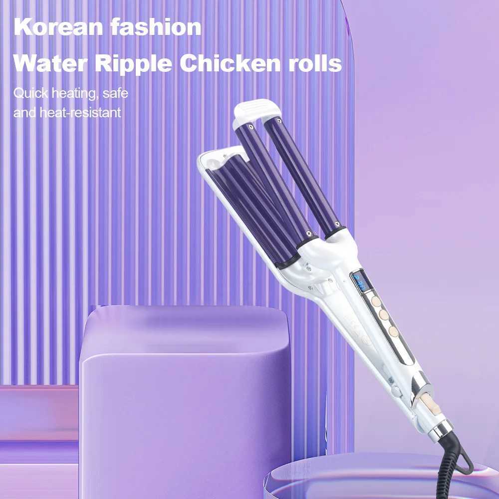 Three-tube Electric Curling Iron Water Ripple Temperature Regulation Egg Roll Curling Iron Perm and Hair CurlerT251210
