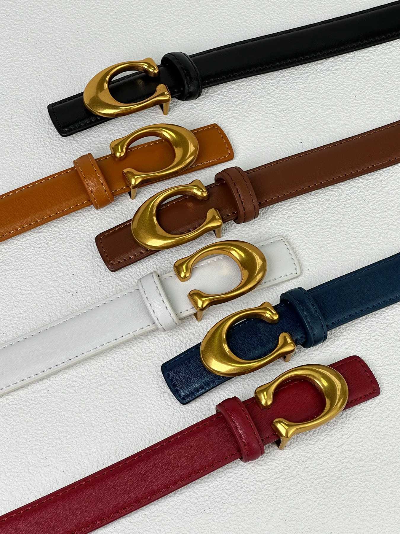 Luxury New Design Sensation Womens C Letter Belt Celebrity Style Luxury Vintage Metal Buckle Slim Trendy in Multiple Colors Y251210