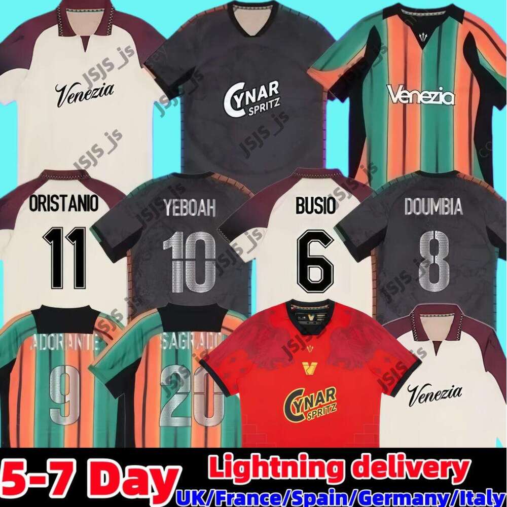 25 26 Gold soccer Jerseys FC 2025 Black jersey football shirt Jersey de Venezia goalkeeper maglie calcio