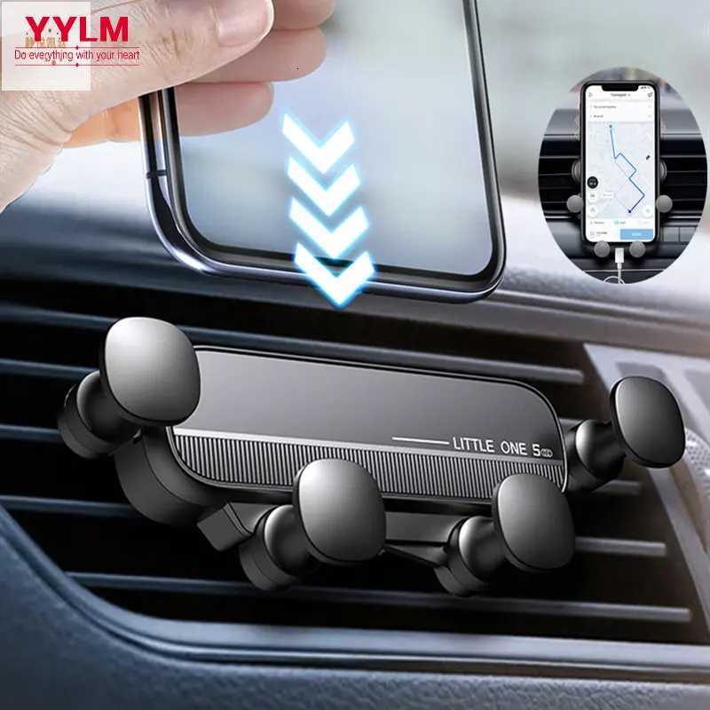 Gravity Car Phone Holder Air Vent Mount Cell Phone Holder in Car Mobile port For iPhone 13 12 Universal GPS Stand C251210