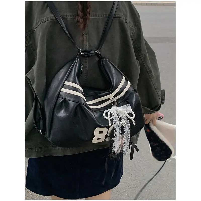 Fiable Shoder Bags New Versatile Shoder Backpack Dual-use Bags Popar European Large-capacity Tote Bags Y251209