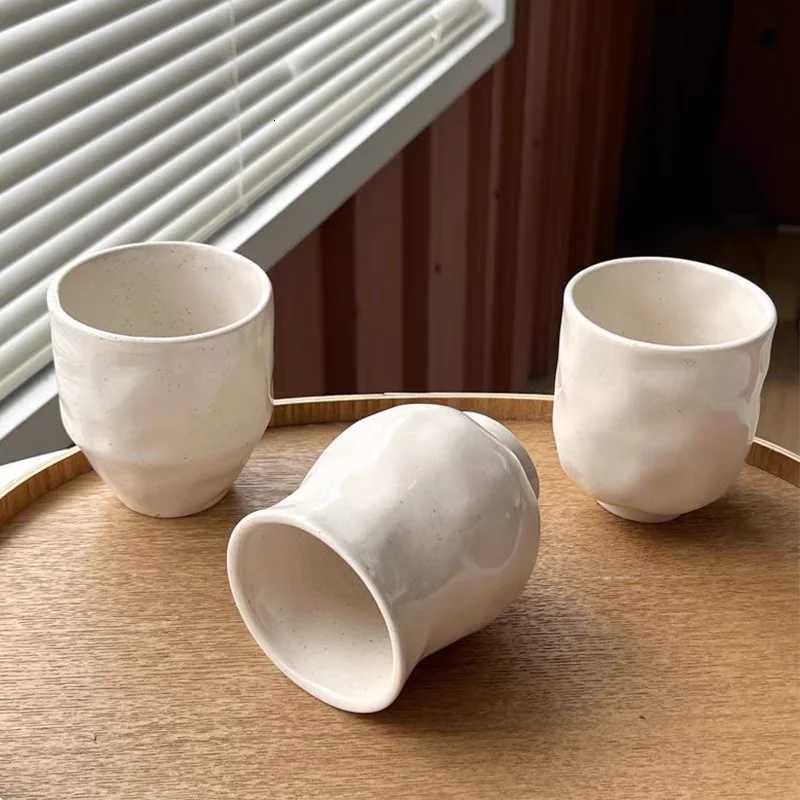 Minimst Ceramic Mug Office Water Cup Breakfast Milk Cup Japanese Afternoon Tea Lovers Coffee Cup Household Drinking Set C251210