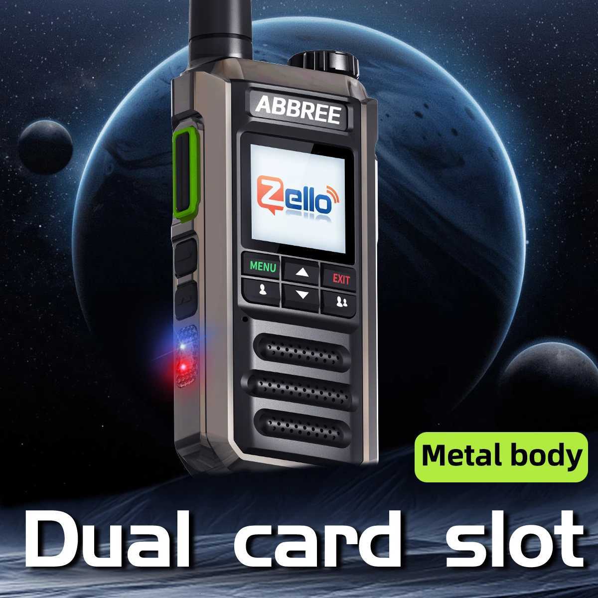 ABBREE GP-18 Zello PoC Radio Global Unlimited Distance Dual SIM Card Slots Android Flashlight WIFI 3G/4G Network Radio M251210