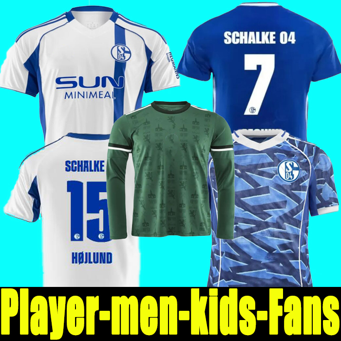 25 26 Schalke 04 Mens Soccer Jerseys 2025 2026 YOUNES SYLLA HOJLUND KARAMAN HAMACHE REMMERT SANCHEZ BACHMANN Home Away 3rd Football Shirts Adult Uniforms S-4XL 150th
