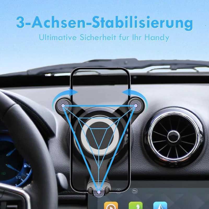 Car Round Air Outlet Holder for Your Mobile Phone for Benz A B C E S Class Gla Glc Gle Gls AMG W205 W213 E200 W247 A250 C251210