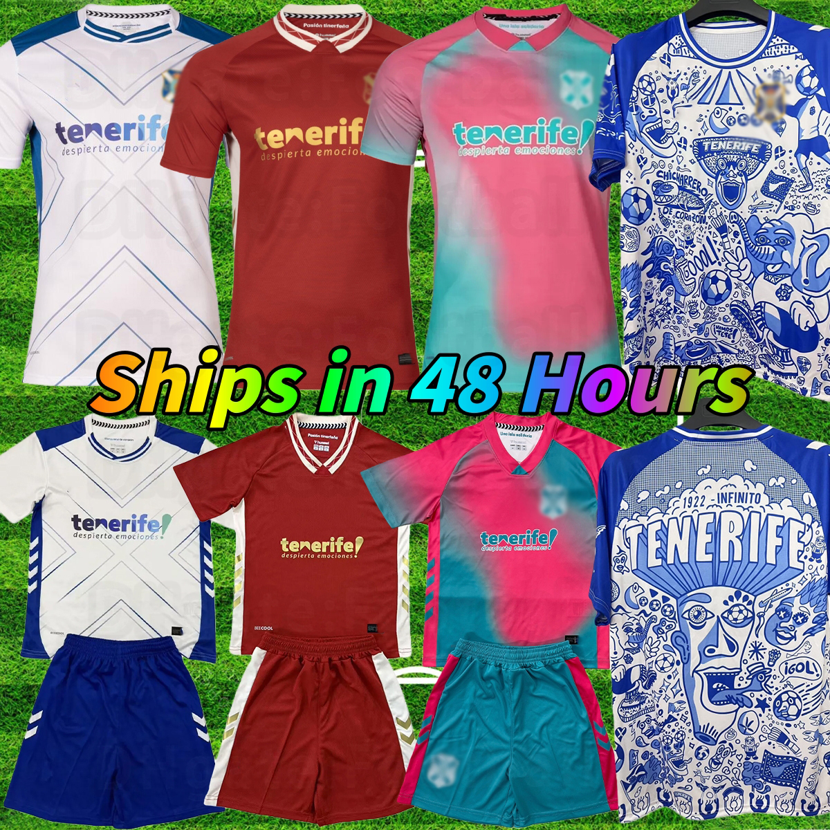 25 26 CD Tenerife soccer jerseys 2025 2026 GALLEGO ZORRILLA MO DAUDA BUNUEL ROMERO SIPCIC MARTINEZ LOPEZ home away Third Football Shirt Short Sleeve Uniforms