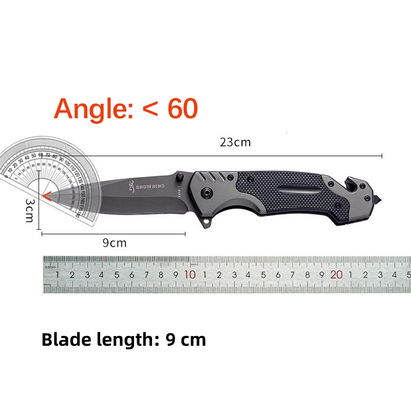 BM 535 Bugout EDC Folding Pocket Knife Black/ White Blade Survival Tactical Knife Outdoor Facas Jackknife Hand Tools Rescue