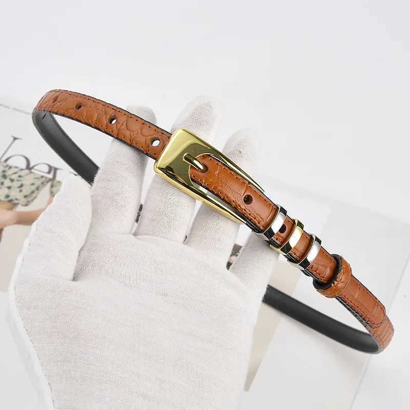 Luxury Womens Fashion Genuine Leather Corset Female Cummerbund Coat Waistband Dress Decration Narrow Belt J323 Y251210