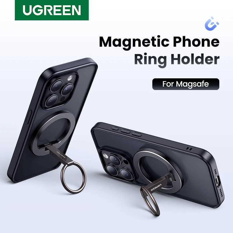UGREEN Magnetic Phone Ring Holder For iPhone 16 15 14 Pro Aluminum 360 Rotation MobilePhone Stand C251210