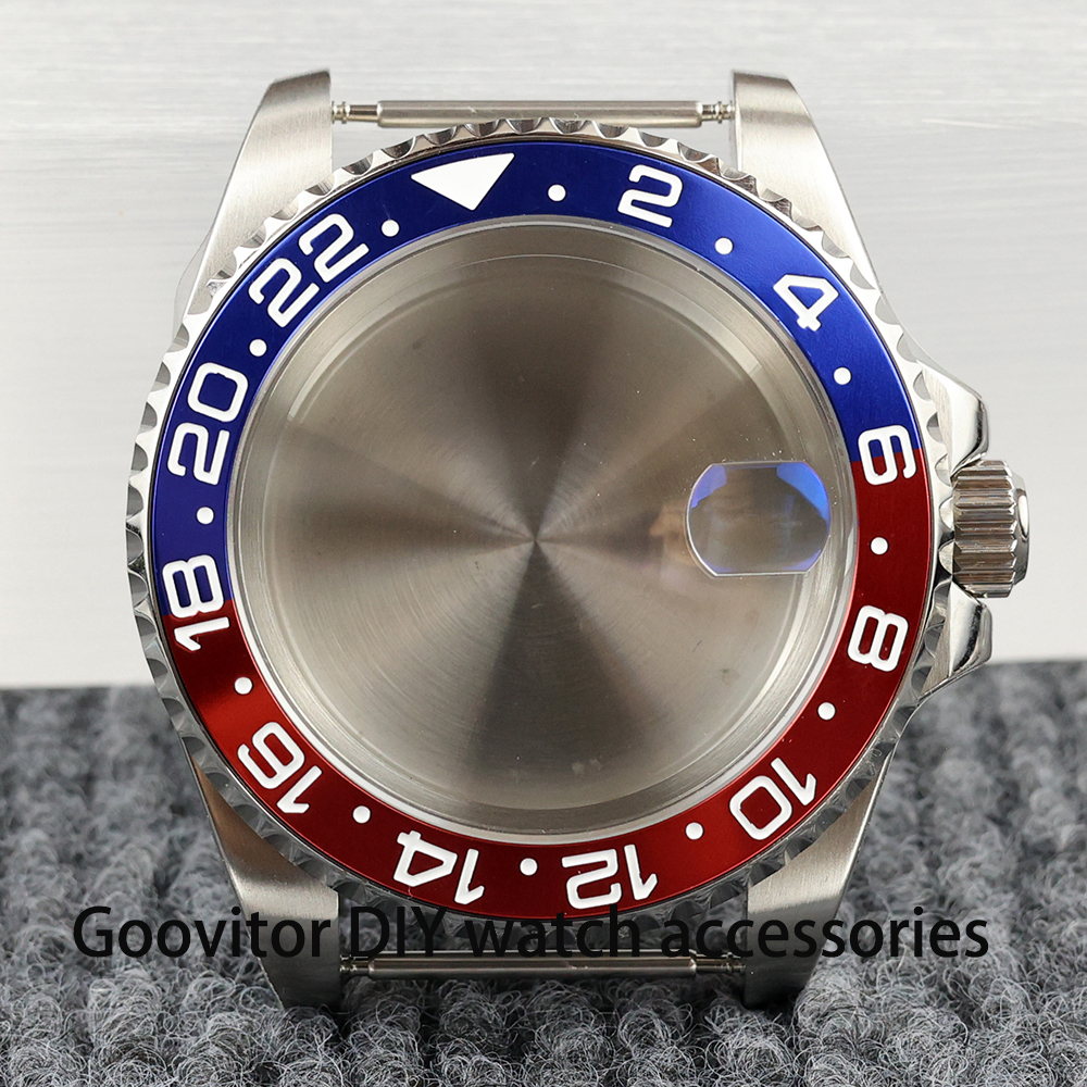 40MM NH35 Case Stainless steel Sapphire glass 100m waterproof for NH34 NH35 NH36 Movement 28.5mm Dial Submariner gmt Watch Case