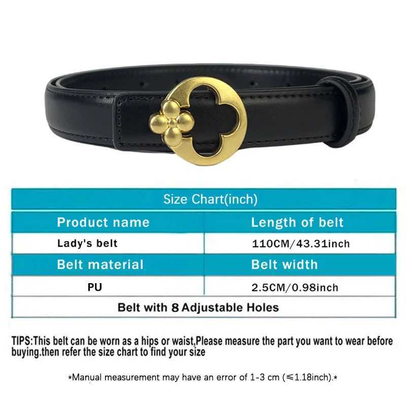 Luxury Vintage Belt for Women Casual Loose Business Office OL Style Simple High-End Waist Accessory for Jeans Y251210