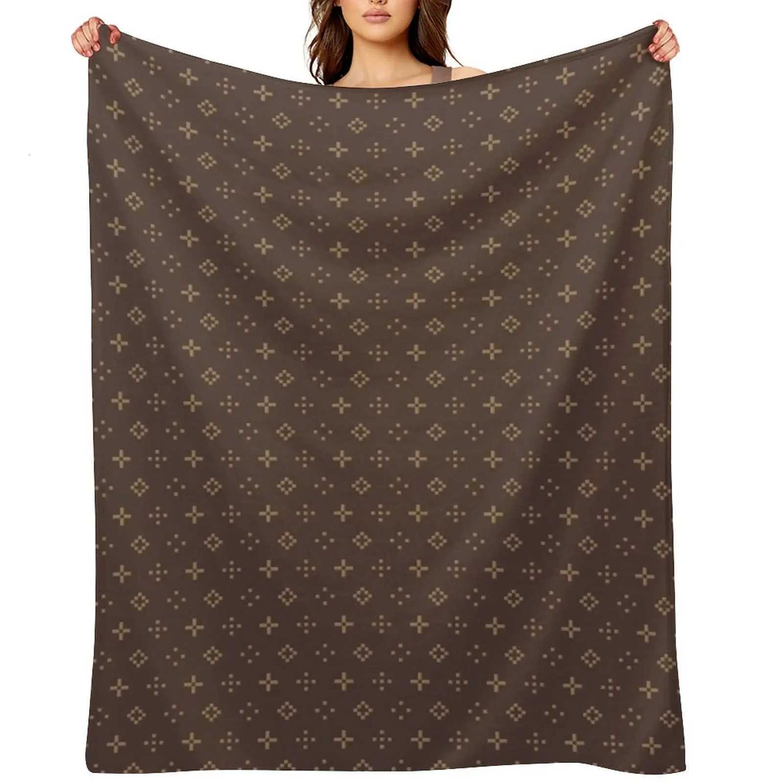 Louis Fashion Pixels Throw Blanket Blankets For Baby Furrys Beach Cust Blankets H251209