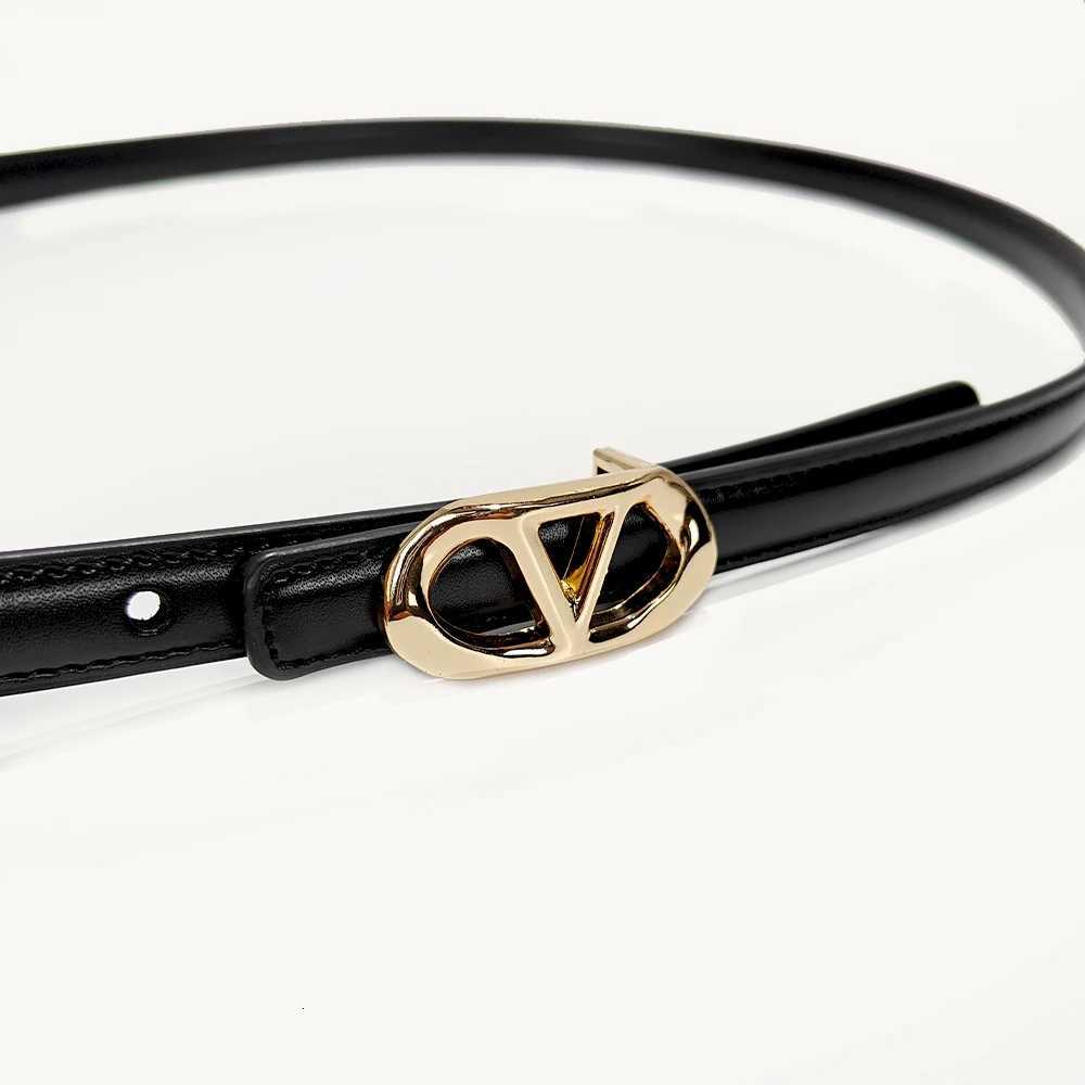 Luxury New fashion Letter V casual womens leather belt business style high-end Luxury Designer Dress Jeans Belt Elegant Thin Corset Y251210