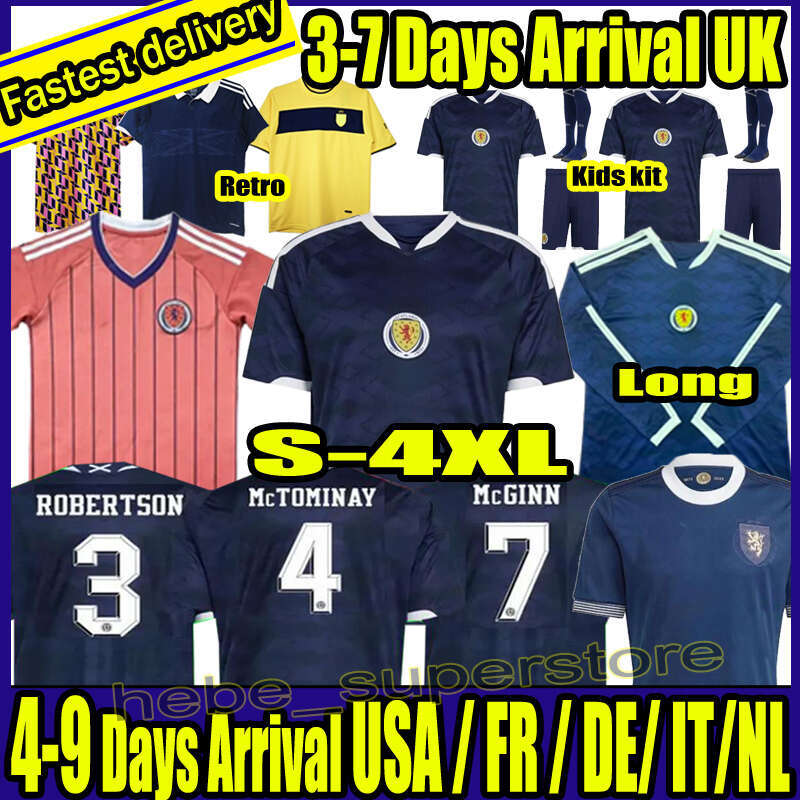S-4XL 2026 27 scotland football shirt Soccer Jerseys 2026 2027 ROBERTSON McTominay McGREGOR SHANKLAND MCGREGOR Homemaillot de Foot men kids kits unifrom pink 150TH